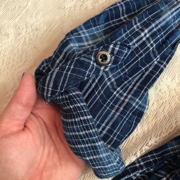 Kenneth Cole Reaction plaid belted shirt d… - Picture 7 of 15